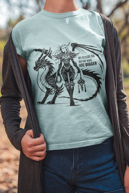 Warcraft Pet Collector Shirt for WoW Players - Perfect Gaming Apparel for Her