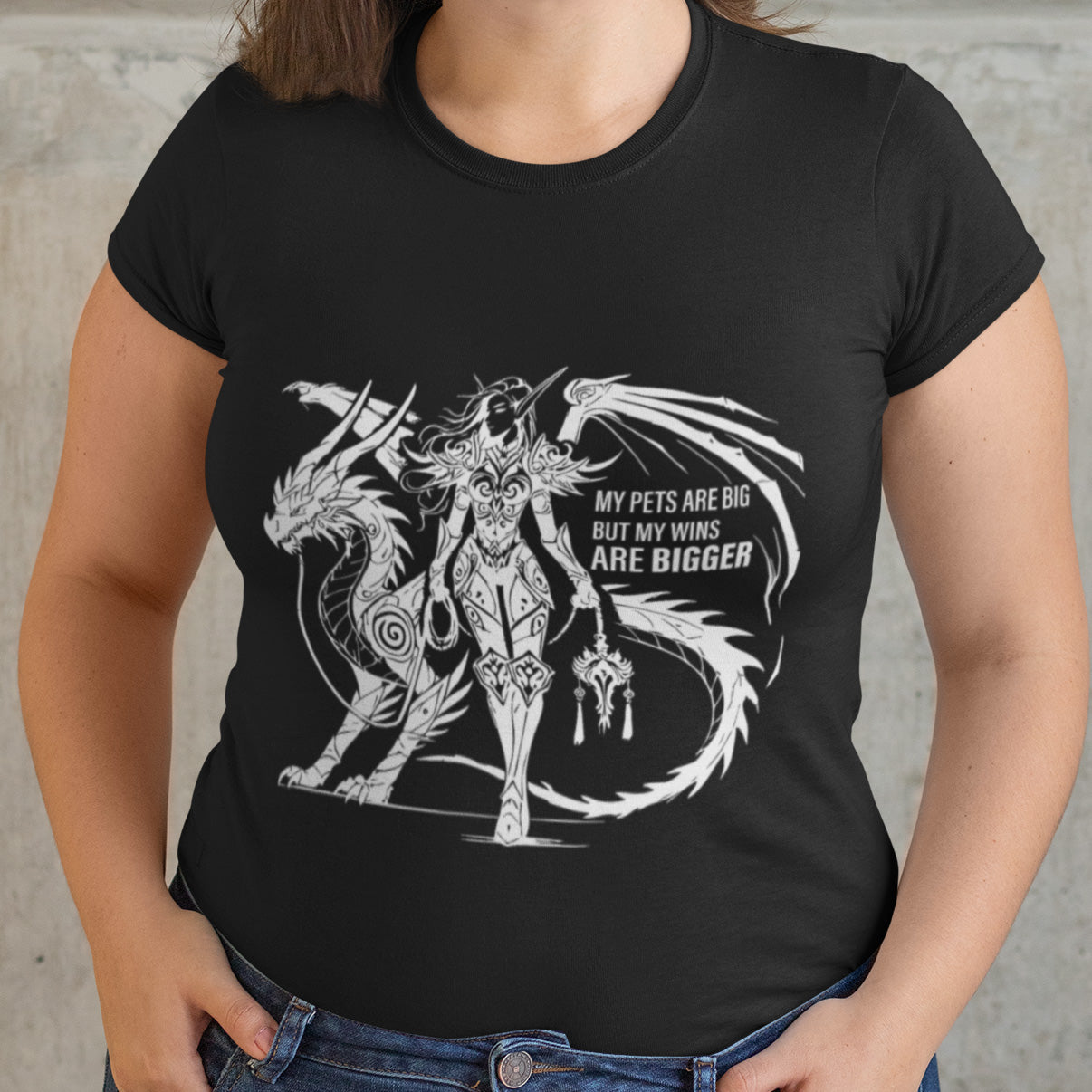 Warcraft Gamer Shirt for Her - Ideal World of Warcraft Pet Lover Gift