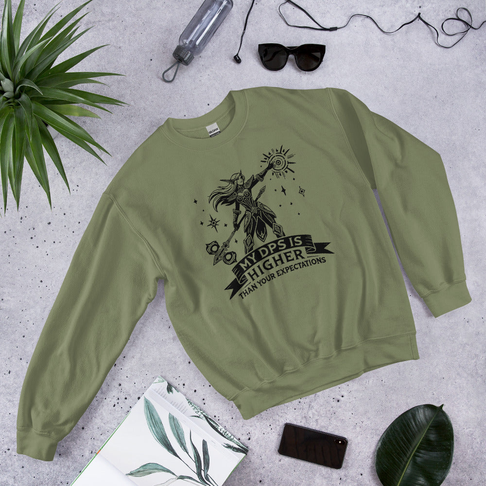 Gamer Girl My DPS Is Higher Sweatshirt