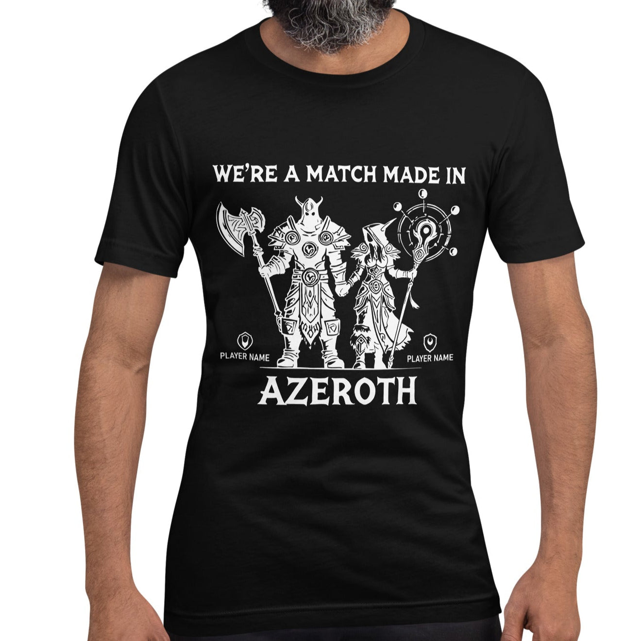 Match Made in Azeroth Couple Shirt (Personalize)