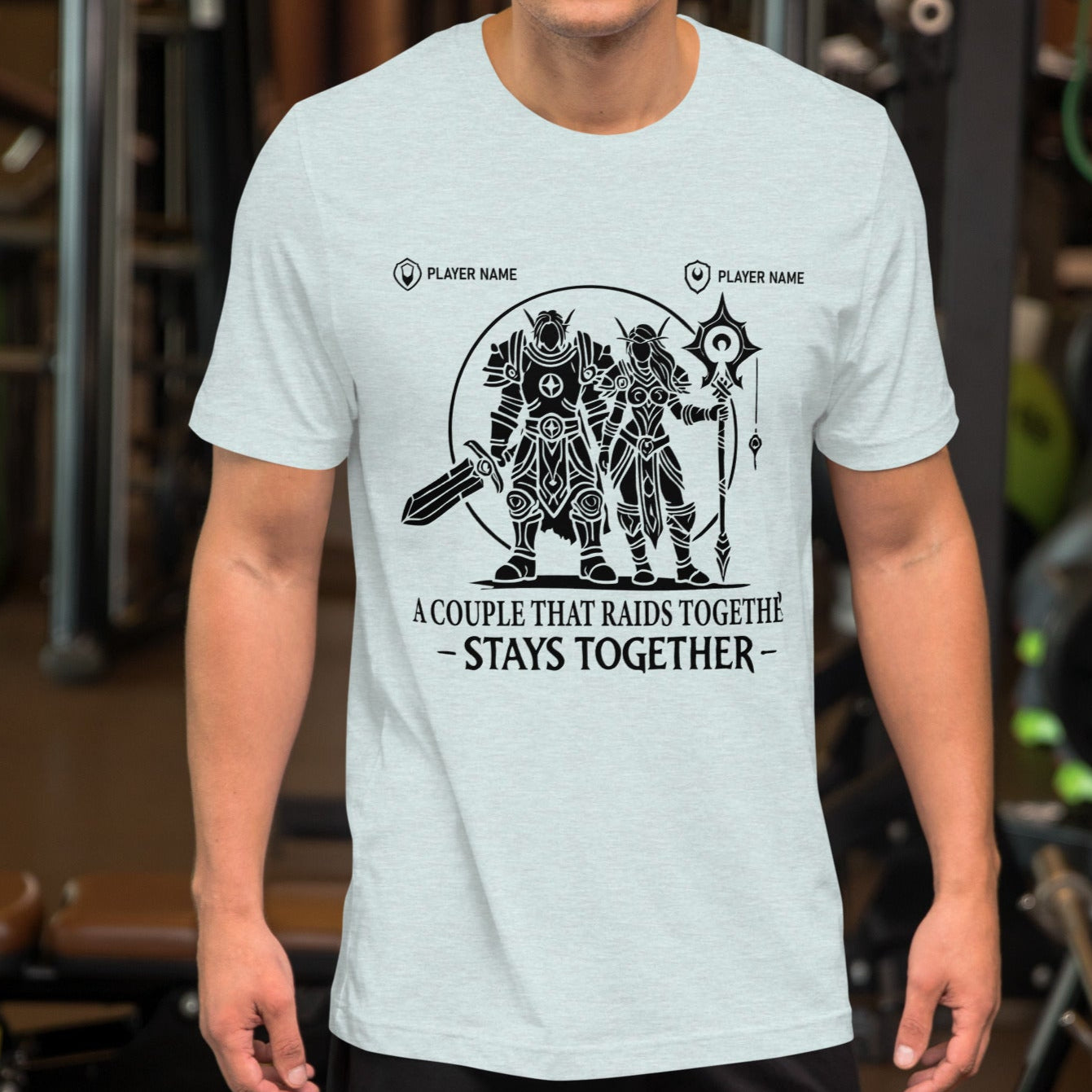 Valentines Gift for Him - World of Warcraft Raiding Couple Shirt