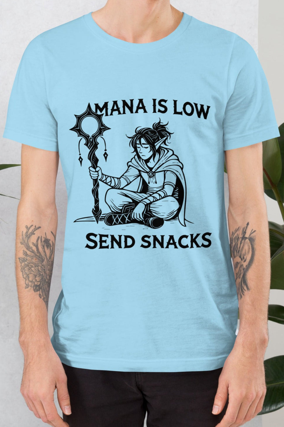 Gaming Apparel for Spellcasters - Unique World of Warcraft Mana Shirt