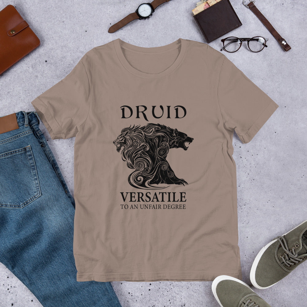 Druid Versatile To An Unfair Degree Shirt