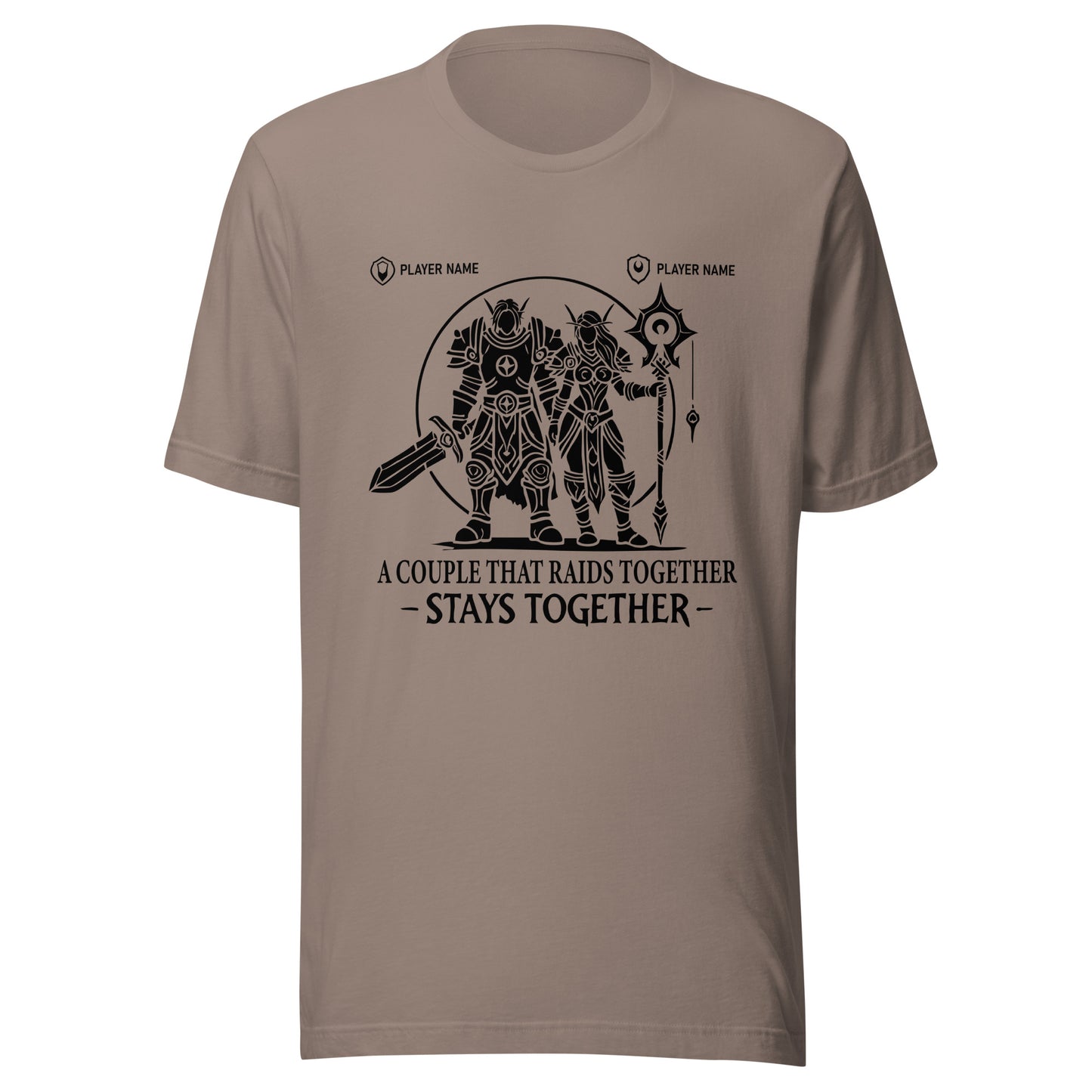 Couple That Raids Together, Stays Together Shirt (Personalize)