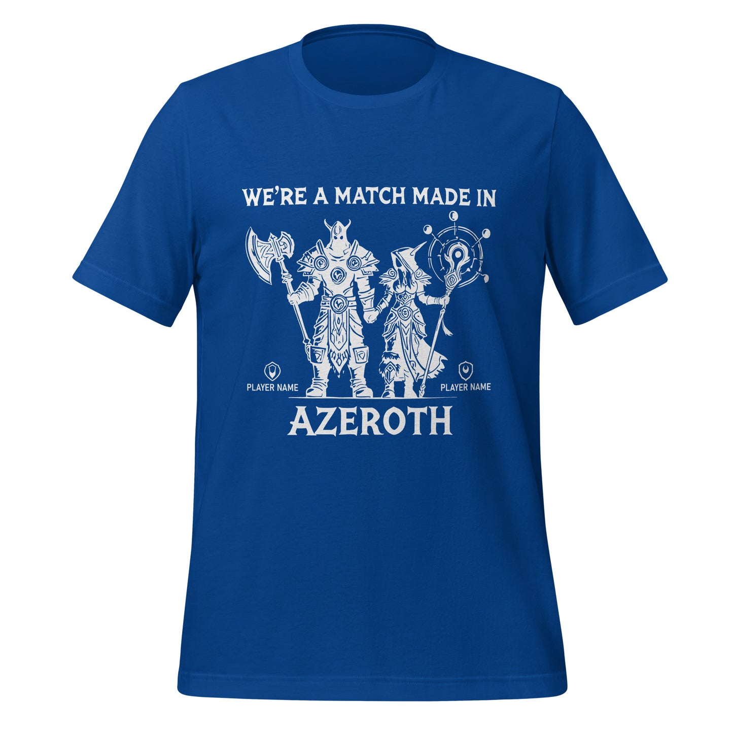 Match Made in Azeroth Couple Shirt (Personalize)