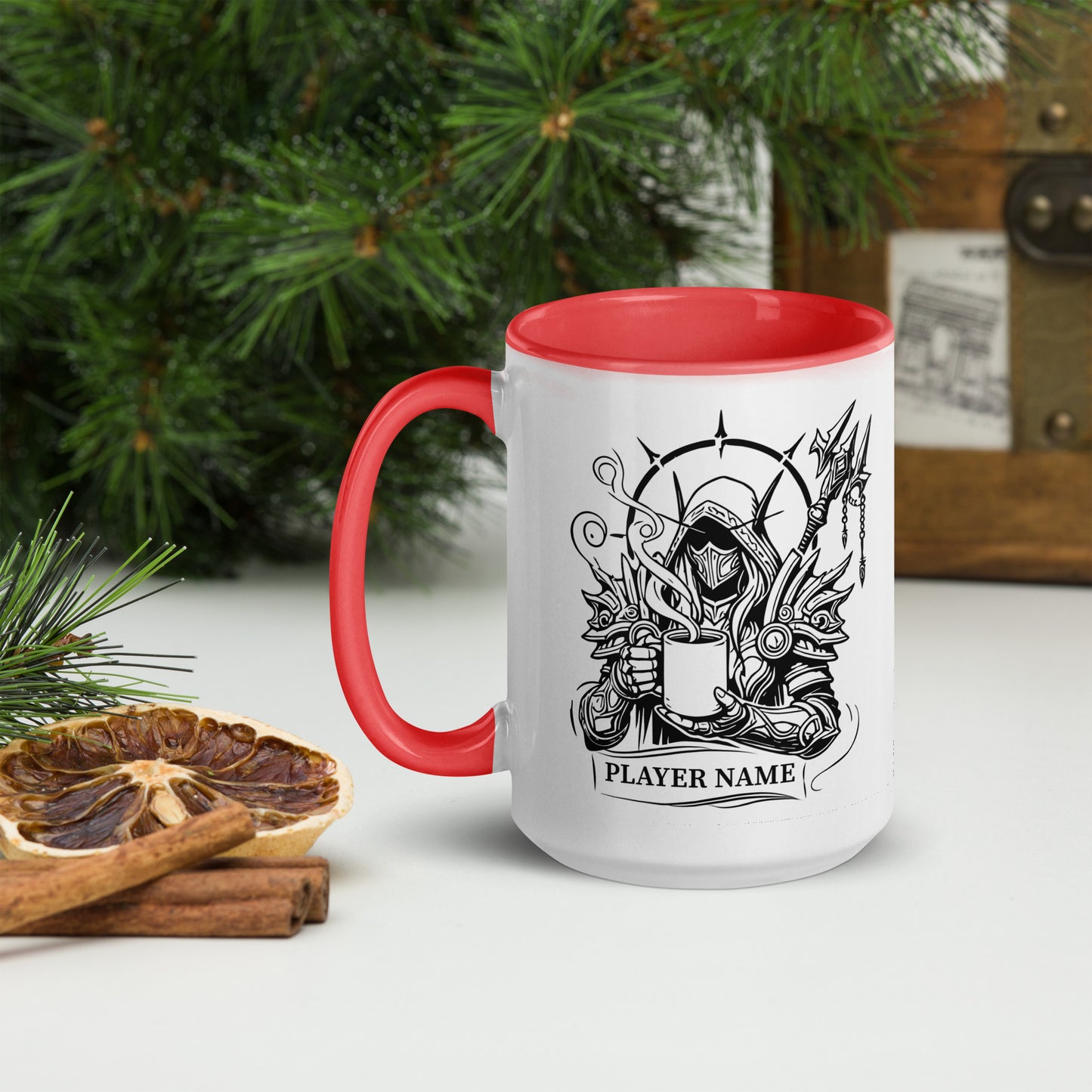 Drinking Coffee to Boost Haste Mug (Personalize)