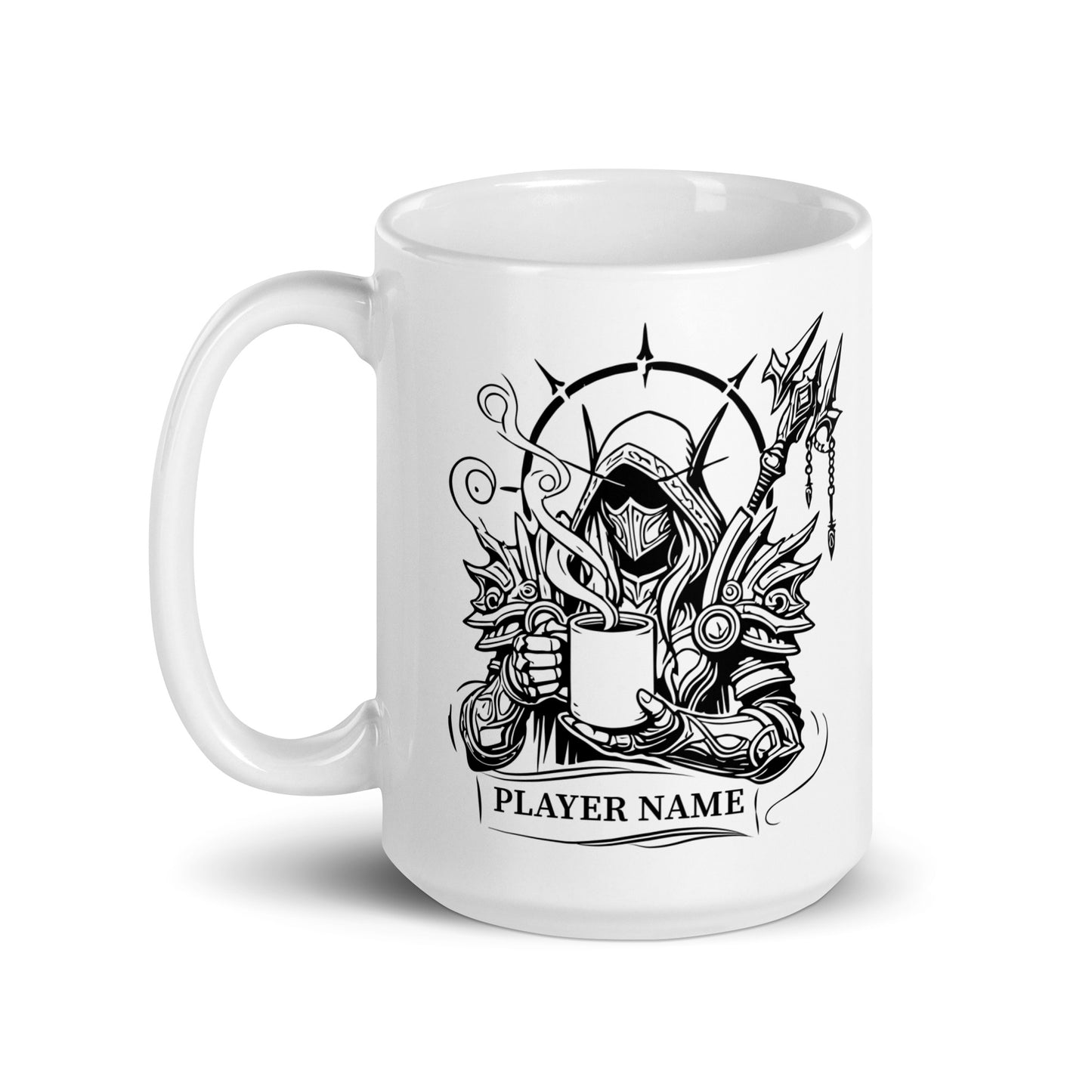 Drinking Coffee to Boost Haste Mug (Personalize)