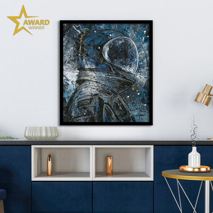 "Astronaut" Acrylic Painting