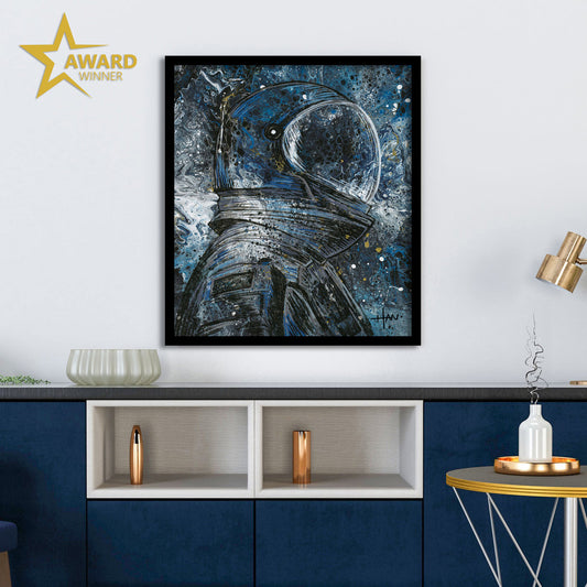 "Astronaut" Acrylic Painting