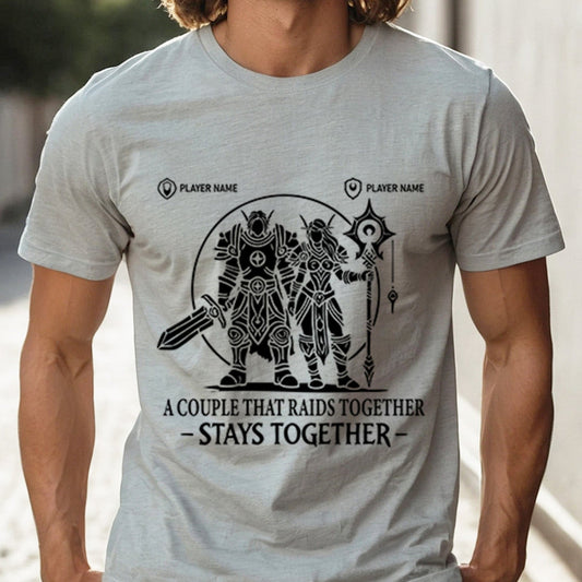 Couple That Raids Together, Stays Together Shirt (Personalize)
