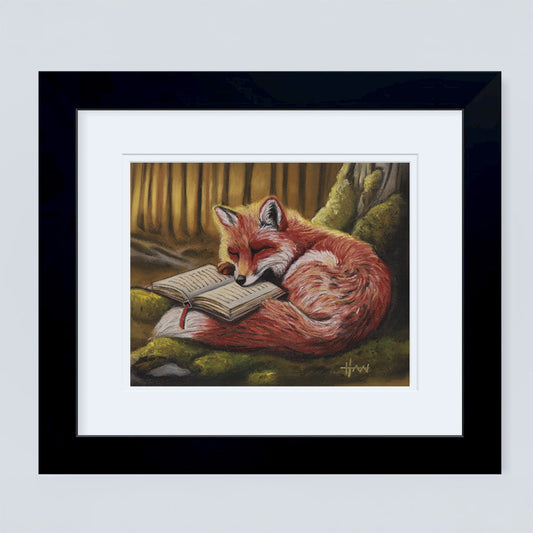Fox Tales - Original Pastel Painting (10" x 8")