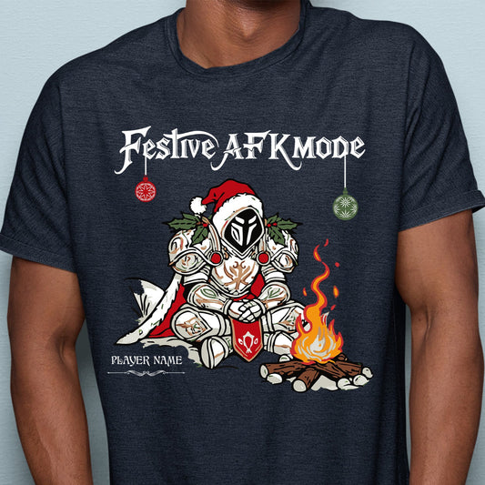 Festive Gaming Shirt for WoW and DnD Fans – Cozy holiday apparel perfect for fans of fantasy roleplaying adventures.