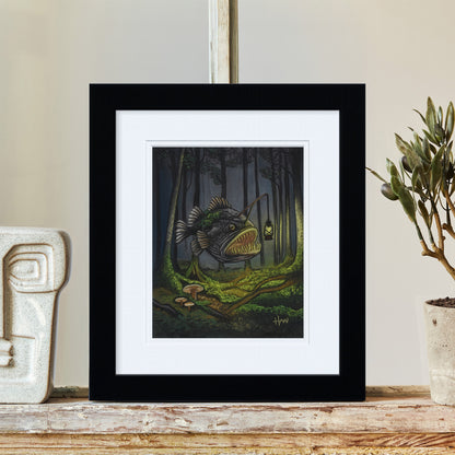 Out of My Depth - Original Pastel Painting (8" x 10")