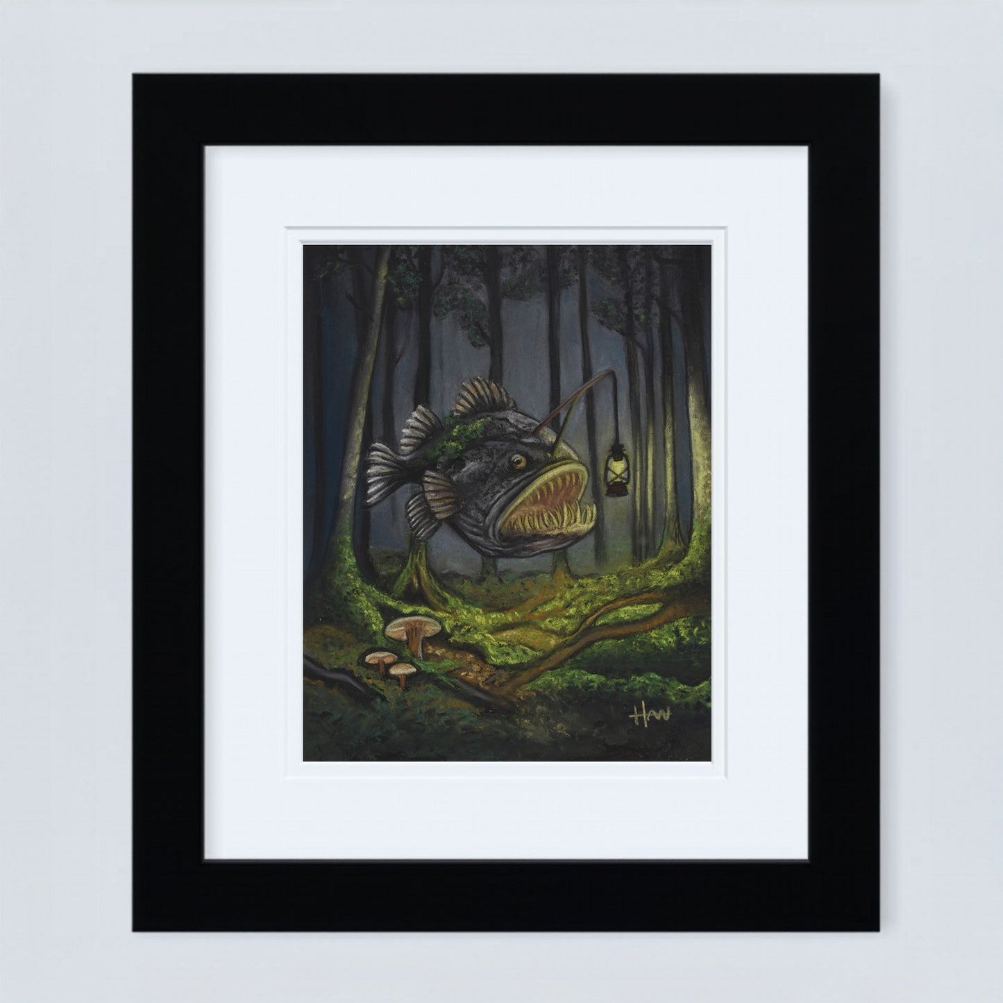 Out of My Depth - Original Pastel Painting (8" x 10")