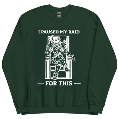 Paused My Raid For This Sweatshirt