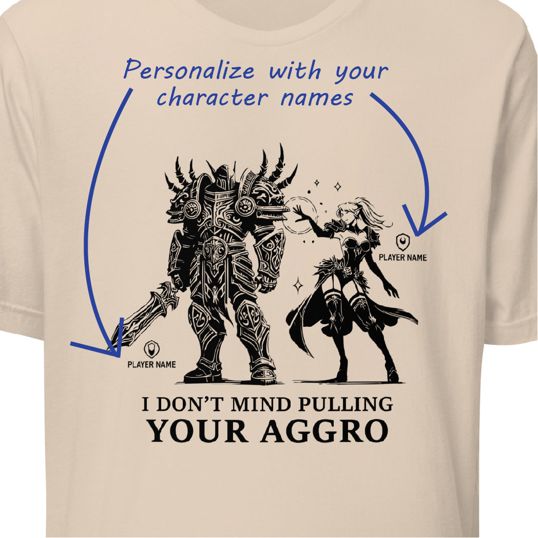 Pulling Your Aggro Couple Shirt (Personalize)