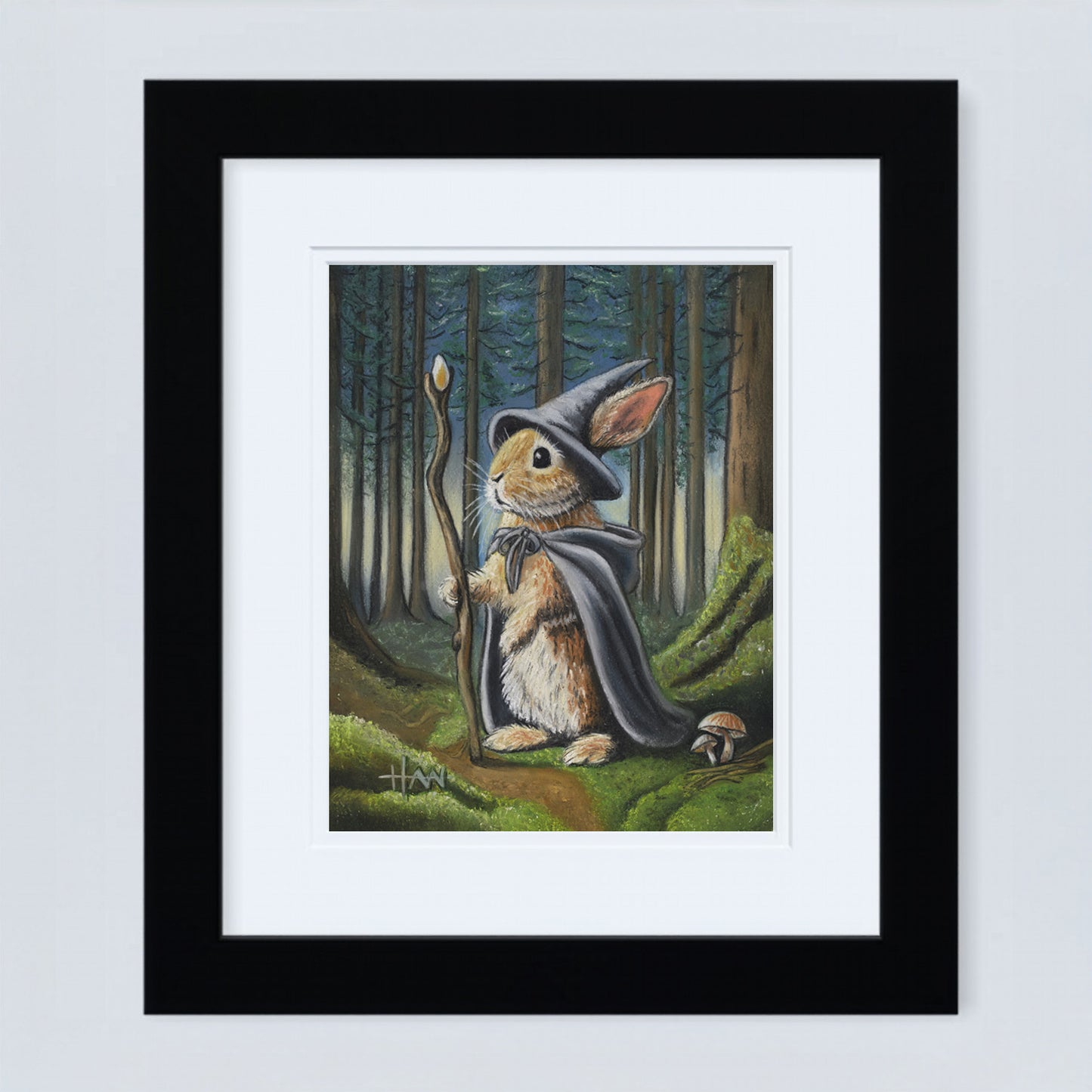 Wandering Wizard - Original Pastel Painting (8" x 10")