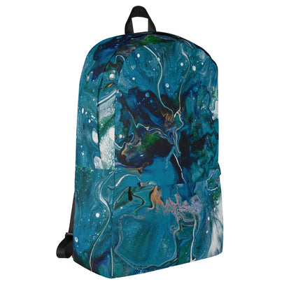 Backpack featuring ample room including a big inner pocket