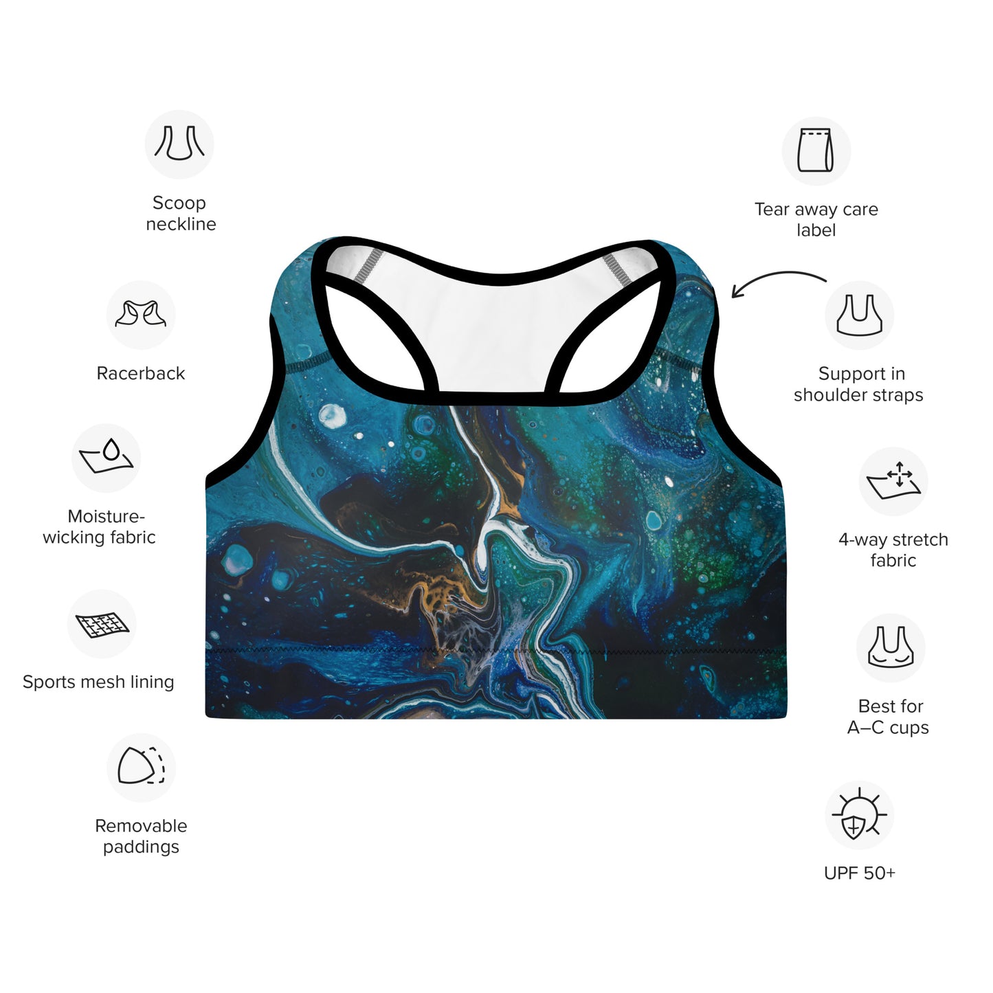 "Bloom" Sports Bra