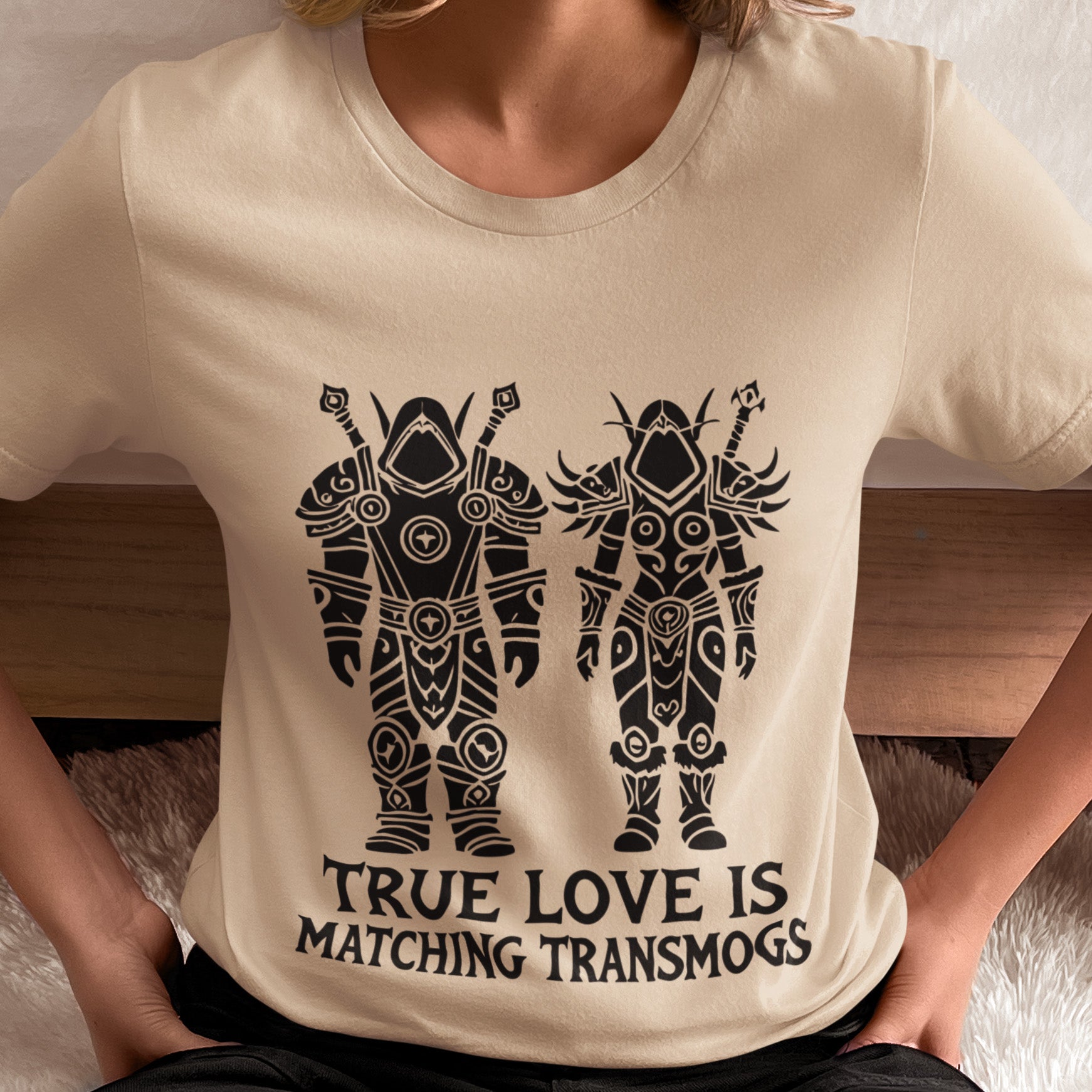 Warcraft Couple Transmogs Shirt - Perfect Valentines Gift for Him Gamer