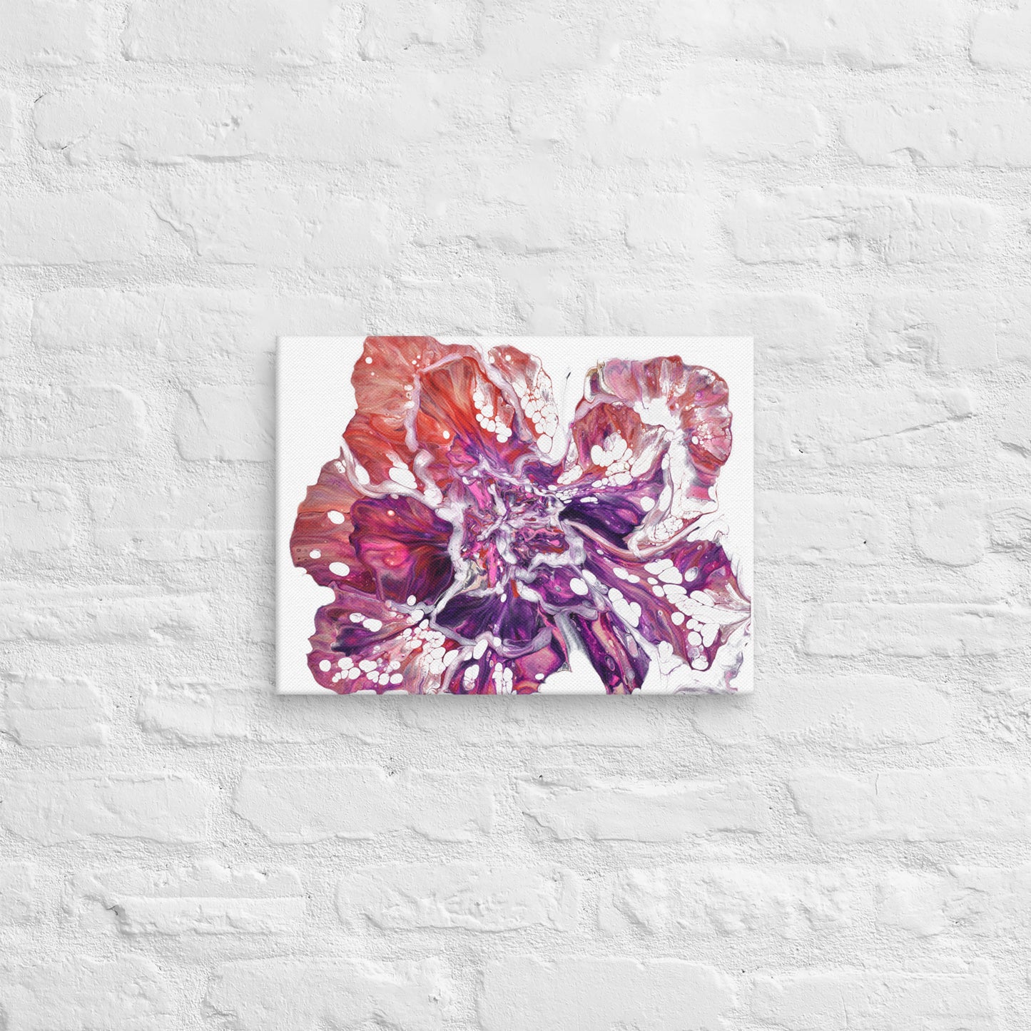 "Blossom" Acrylic Pour Painting