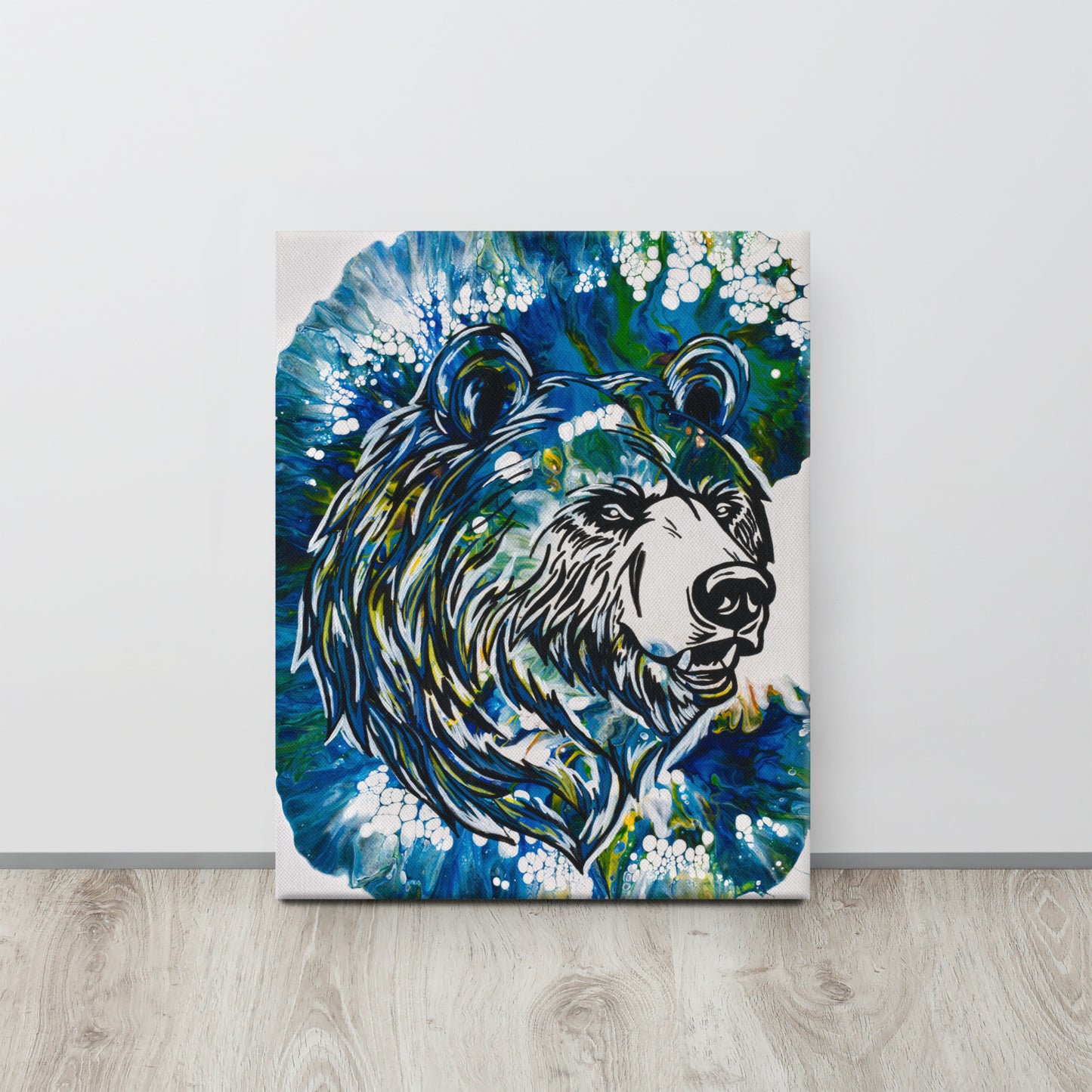 "Bear" Acrylic Painting