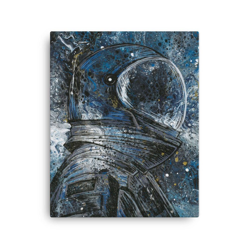 "Astronaut" Acrylic Painting