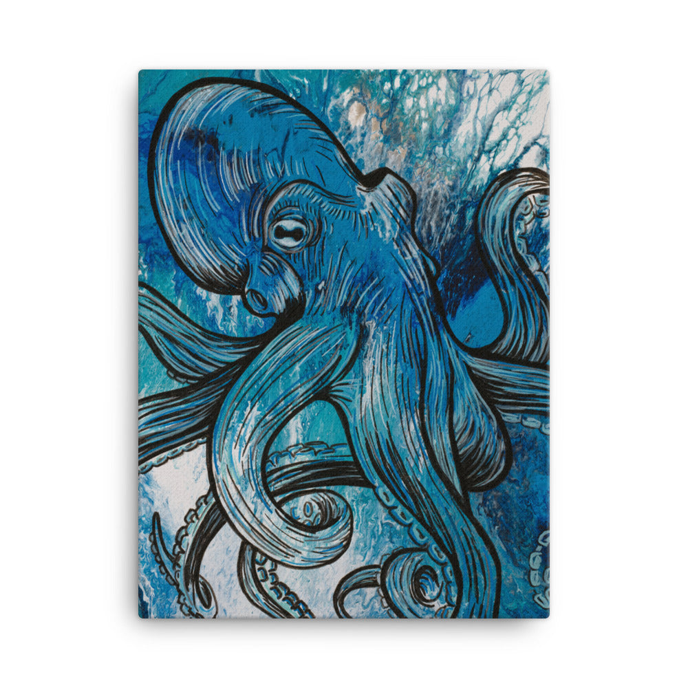 "Octopus" Acrylic Painting