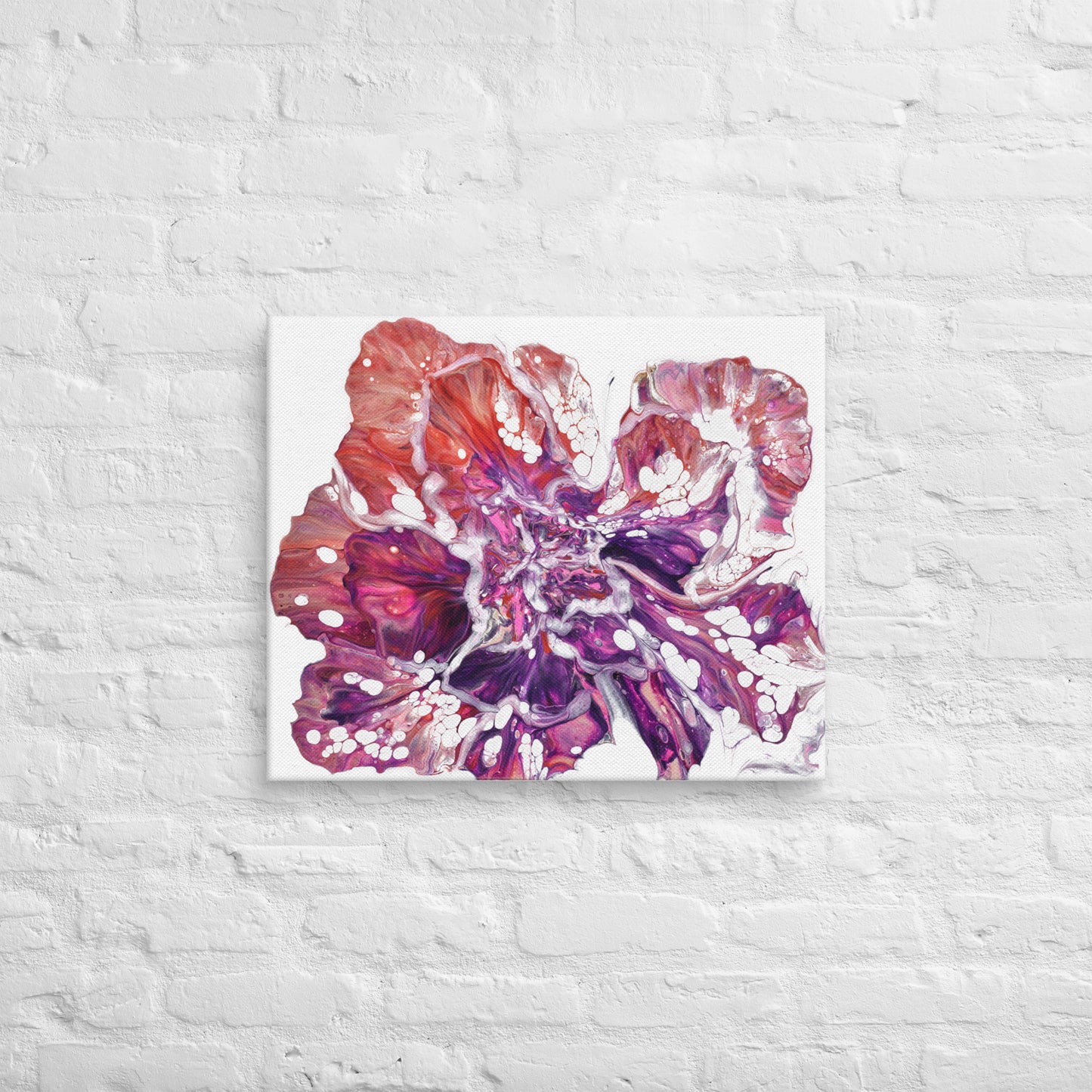 "Blossom" Acrylic Pour Painting