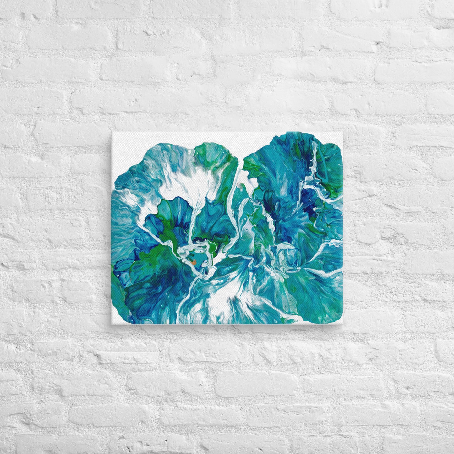 "Flourish" Acrylic Pour Painting