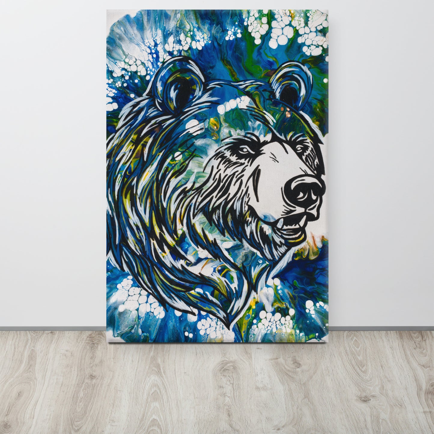 "Bear" Acrylic Painting