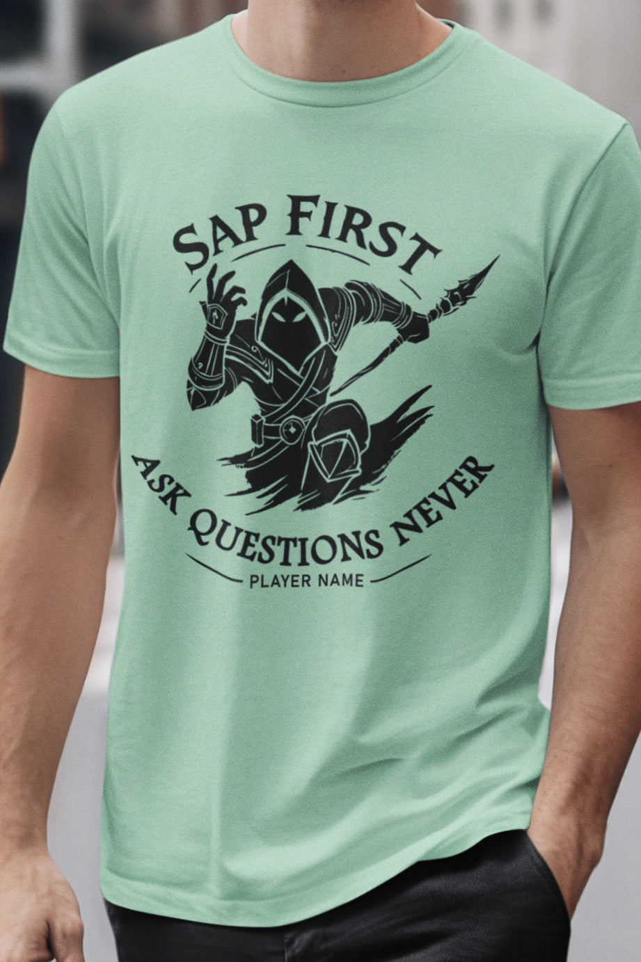 Best Gift for WoW Gamers - Personalized Warcraft Rogue SAP Shirt