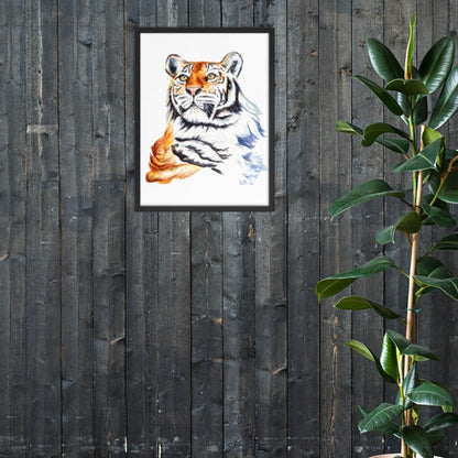 "Tiger" Watercolor Painting