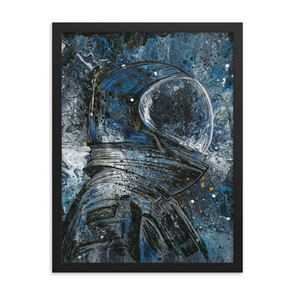 "Astronaut" Acrylic Painting