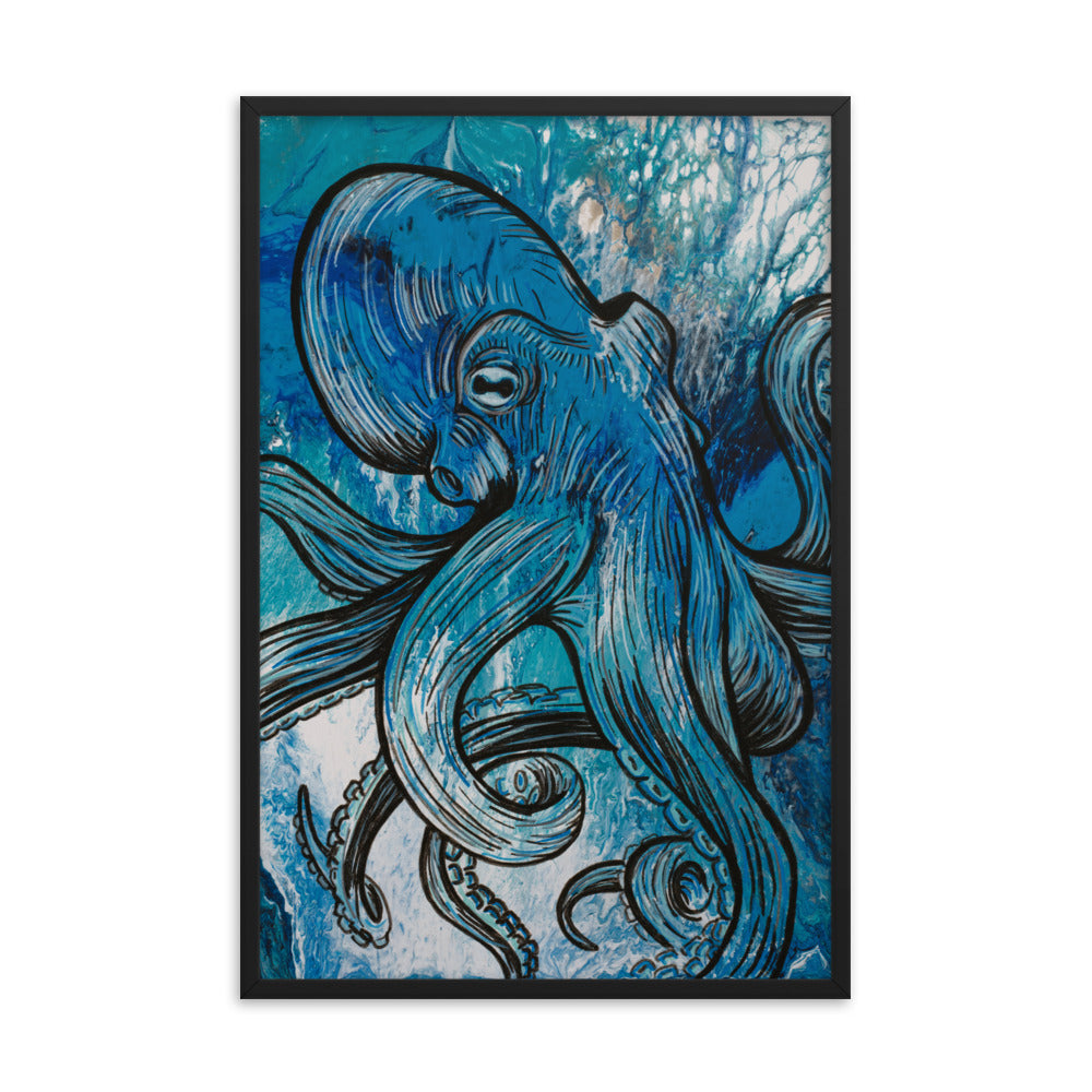 "Octopus" Acrylic Painting