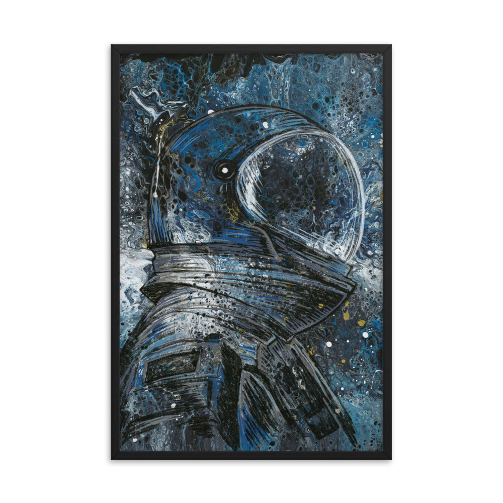 "Astronaut" Acrylic Painting