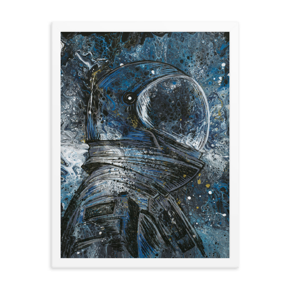 "Astronaut" Acrylic Painting