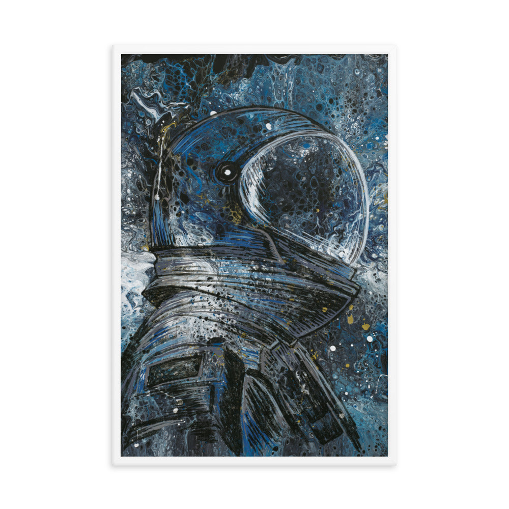 "Astronaut" Acrylic Painting