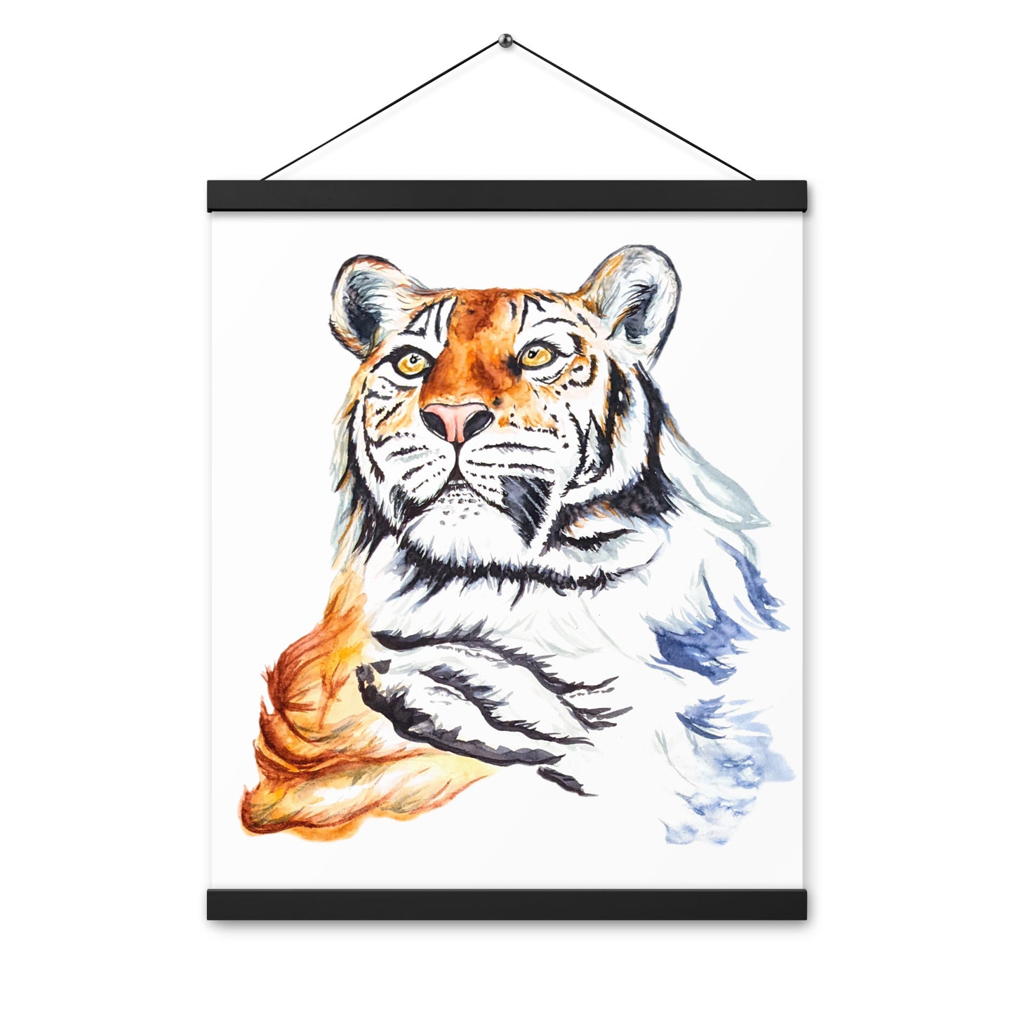 "Tiger" Watercolor Painting