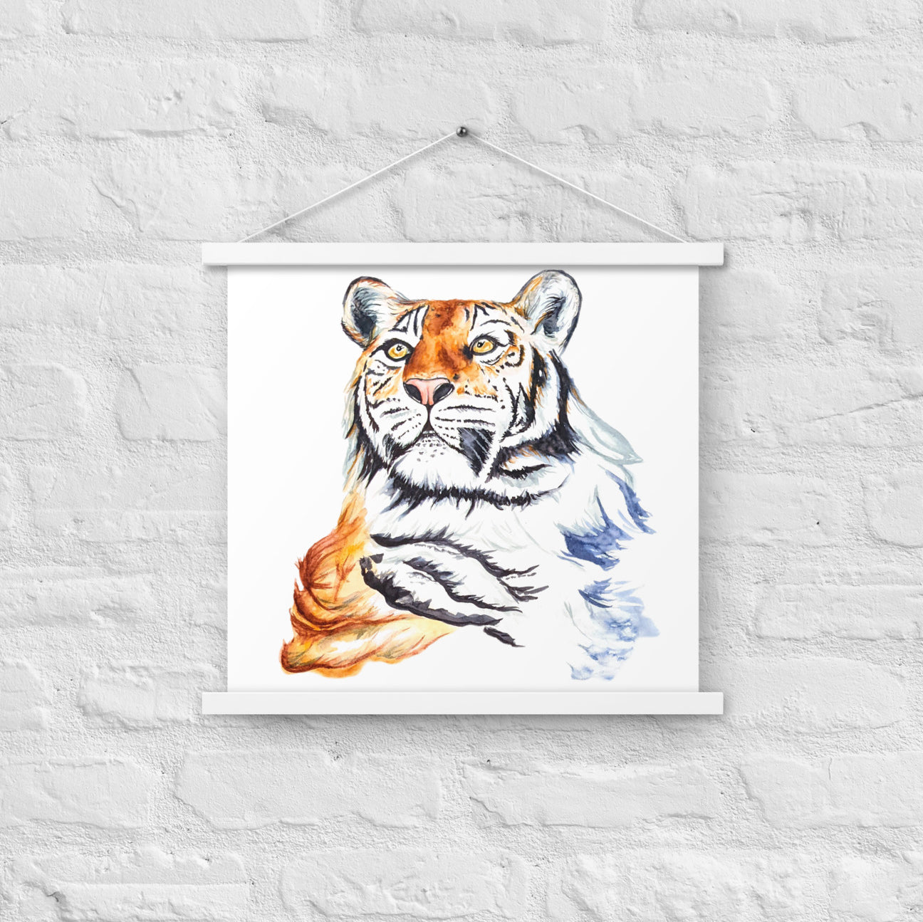 "Tiger" Watercolor Painting