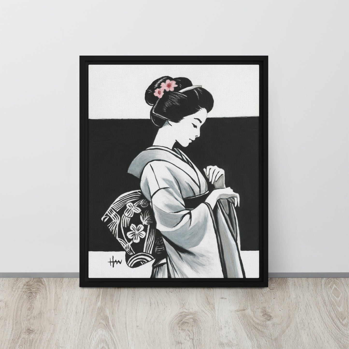 Midnight Kimono - Original Acrylic Painting