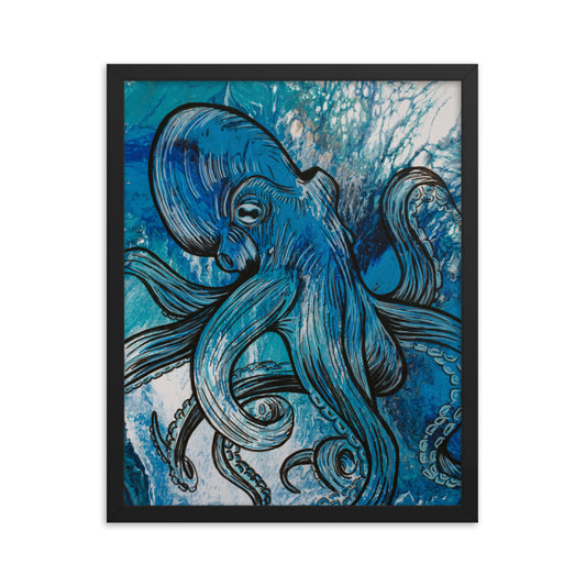 The Inked Oracle – Original Acrylic Painting