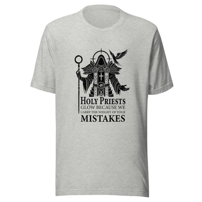 World of Warcraft Holy Priest Shirt, Stylish WoW Gaming Apparel for Spellcasters, Ideal Warcraft Gift for Priests Casters Healers Players