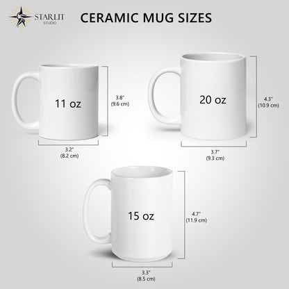 Personalize Powered by Hot Cocoa Gamer Girl Coffee Mug, World of Warcraft Gamer Girl Mug WoW D&D MTG Christmas Gamer Gift Holiday Gaming Cup