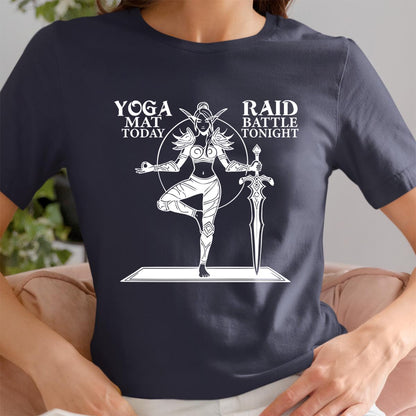 DnD Raiding Gamers Shirt - Unique World of Warcraft Yoga & Battle Tee