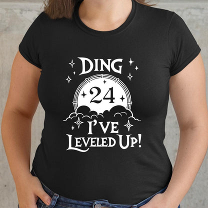 Personalize Gamer Birthday Shirt, World of Warcraft Level Up Tee, WoW Shirt for Kids and Adults, Funny Gamer Gift, RPG Gaming Party Shirt