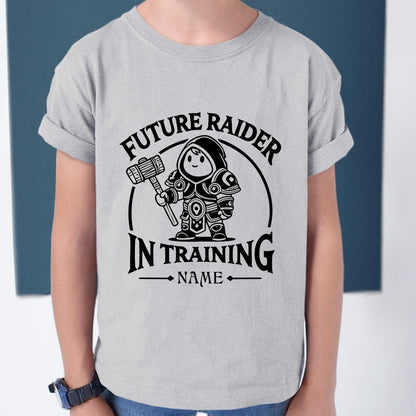 Geeky Kid Shirt - Unique Personalize Raider in Training Tee for RPG Players
