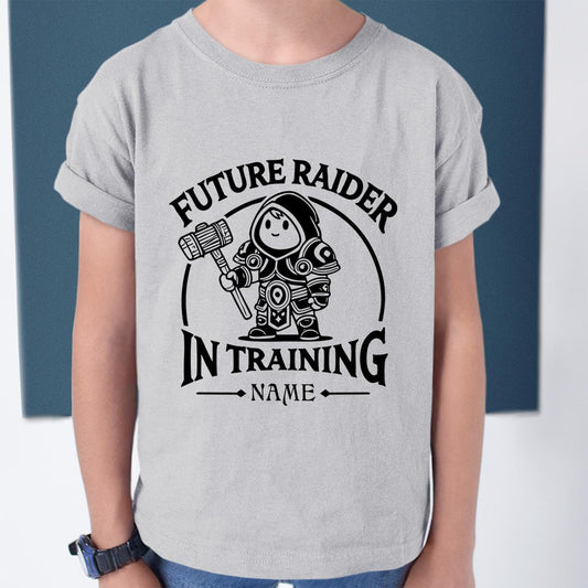 Geeky Kid Shirt - Unique Personalize Raider in Training Tee for RPG Players