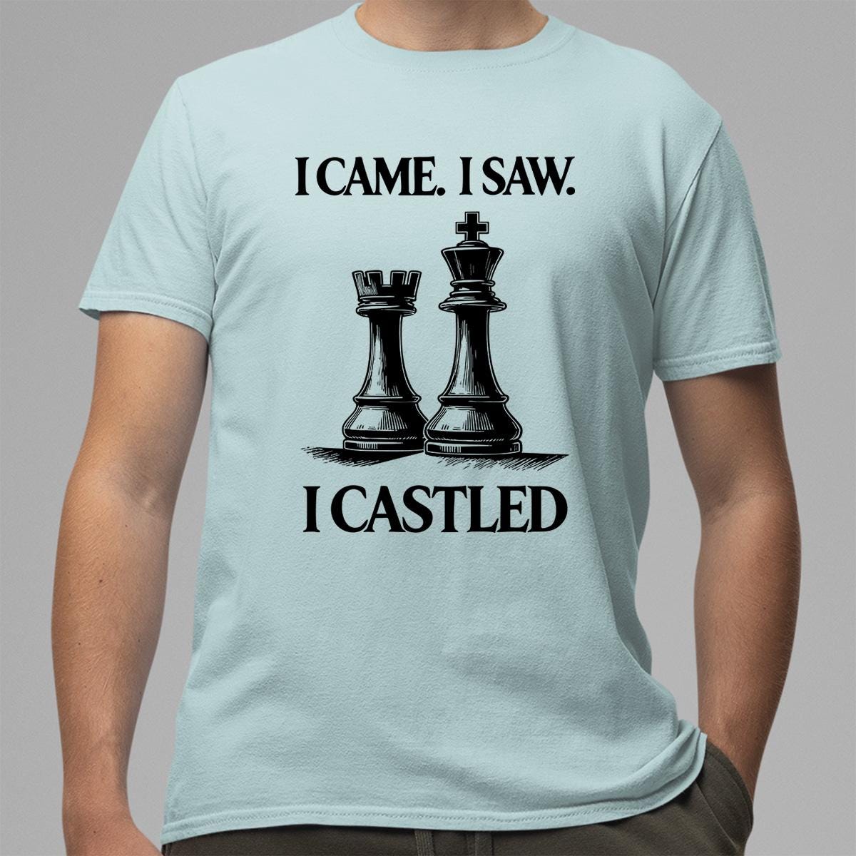 Chess Castling Shirt Funny Chess Player T-Shirt for Adults and Kids