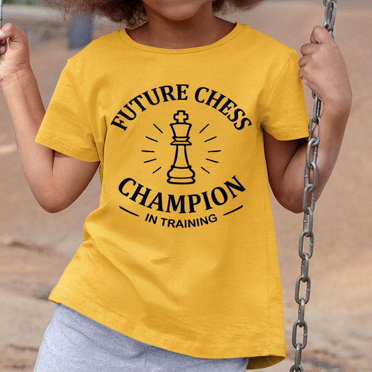 Checkmate Gift Tee for Boys and Girls Future Chess Champion Design